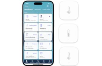 Aqara Zigbee Temperatursensor Luftfeuchtigkeitsmesser 3er-Pack