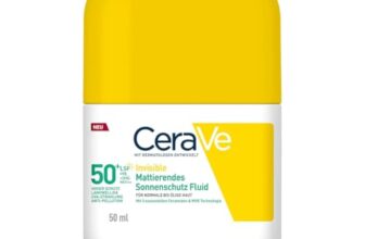 CeraVe Invisible Mattierendes Sonnenschutz Fluid LSF 50+