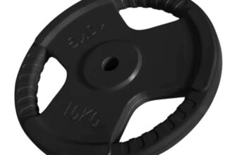 GORILLA SPORTS® Hantelscheiben 1,25–30 kg, 30 mm, Gusseisen, Gummi-Griffe