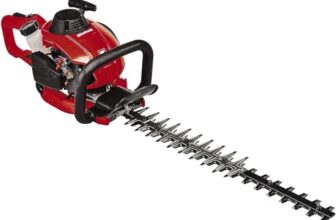 Einhell GE-PH 2555 A Benzin-Heckenschere (24,5 cm³, 55cm Schnittl., 28mm Zahnabstand), Fliehkraftkupplung, drehbarer Handgriff, Anti-Vibrations-System