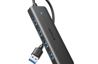 UGREEN 4-Port USB 3.0 Hub USB Verteiler Multiport Adapter 5Gbps (15cm)
