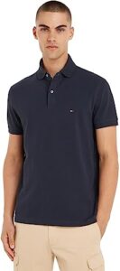Tommy Hilfiger Herren Poloshirt Kurzarm Core 1985 Regular Fit, Blau (Desert Sky), XL