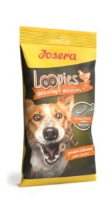 JOSERA Loopies mit Geflügel (11 x 150 g) | getreidefreie Hundeleckerlis mit wenig Fett | Super Premium Qualität ohne Zucker | 11er Pack