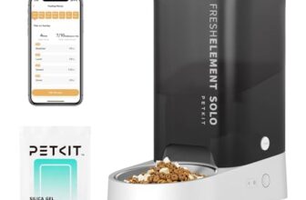 PETKIT Futterautomat Katze, 3L Katzen Futterautomaten,Automatischer Futterspender für Katze und Hund, 1-10 Mahlzeiten/Tag, 1-15 Tag,304 Edelstahlschüssel,Fresh Lock-Technologie