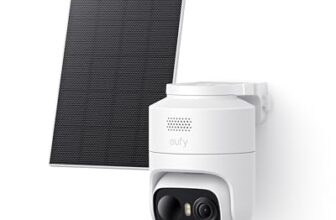 eufyCam C37, Überwachungskamera Außen, Farbnachtsicht, ohne Abo, Solar