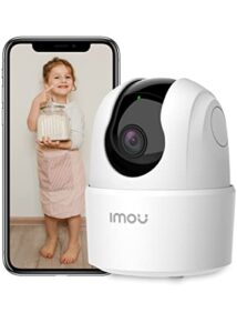 Imou 2K Überwachungskamera Innen WLAN Kamera Überwachung Innen 360° für Hausstier Babyphone mit KI-Personenerkennung, Automatische Verfolgung, Nachtsicht, Zwei-Wege-Audio,Sirene,Funktioniert mit Alexa