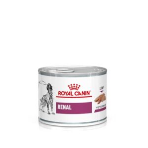 Royal Canin Veterinary Renal | 12 x 200 g | Natürliches Diätfutter für ausgewachsene Hunde | Kann die Nierenfunktion bei chronischer Niereninsuffizienz unterstützen | Mousse