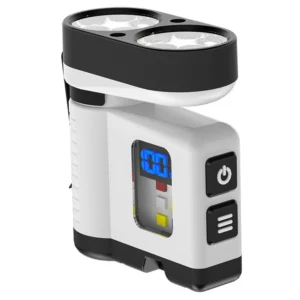 10*LED Starke Tragbare Schlüsselanhänger Taschenlampe Multifunktionale Magnetische Mini Clip Lampe USB Wiederaufladbar D