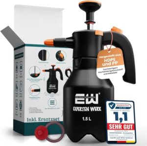 ExpertenWerk Drucksprüher 1,5 L, Pumpsprühflasche chemikalienbeständig