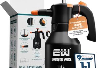 ExpertenWerk Drucksprüher 1,5 L, Pumpsprühflasche chemikalienbeständig