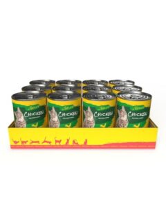 JosiCat Chicken in Jelly | 12x 400g | Adult | Katzenfutter nass mit Huhn