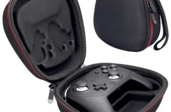sisma Aufbewahrung Tasche für Switch & Switch 2 Pro Controller, Robuste Aufbewahrungstasche Etui Hardcase Schutz Hülle für Unterwegs, Schwarz