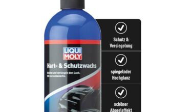 LIQUI MOLY Autopflege Hart- & Schutzwachs I 500 ml flüssige Autowachs Versiegelung mit Carnaubawachs I Wax Lackpflege für langanhaltenden Schutz & Hochglanz I mit Wasserabperleffekt | Art-Nr. 21763