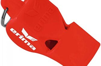 Erima Unisex Classic Schiedsrichterpfeife (732308), rot, 00