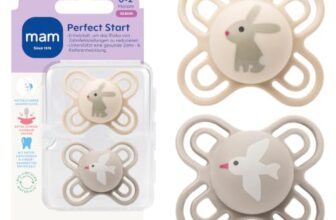 MAM Perfect Start Schnuller, 0-2 Monate, Hase/Möve, 2 Stück