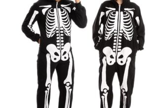 Spooktacular Creations Halloween Skelett Unisex für Erwachsene, Halloween Tier Plüsch Einteile Kostuem Cosplay