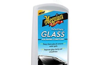 Meguiar’s G8408EU Perfect Clarity Glass Polishing Compound Glaspolitur Glastiefenreiniger, 236ml