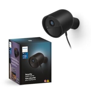 Philips Hue Secure kabelgebundene Kamera, Schwarz