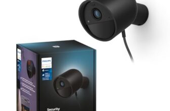 Philips Hue Secure kabelgebundene Kamera, Schwarz
