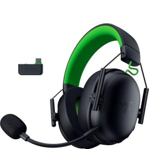 Razer BlackShark V3 X HyperSpeed for Xbox – Kabelloses E-Sport Headset – Ultra leicht 270 g – Triforce 50mm Treiber – Abnehmbares Mikrofon – HyperSpeed 2,4 GHz & Bluetooth – Xbox/PC | Schwarz