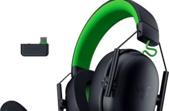 Razer BlackShark V3 X HyperSpeed for Xbox – Kabelloses E-Sport Headset – Ultra leicht 270 g – Triforce 50mm Treiber – Abnehmbares Mikrofon – HyperSpeed 2,4 GHz & Bluetooth – Xbox/PC | Schwarz