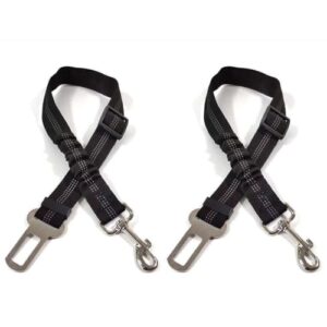 2pcs Anschnallgurt Hund Auto, Hundegurt fürs Auto