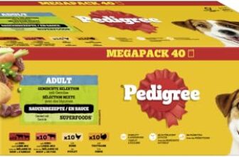 PEDIGREE DOGCARE Hundefutter Portionsbeutel Chunks in Soße Adult 40 x 100g