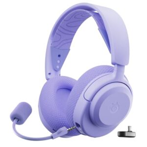 SteelSeries Arctis Nova 3X Wireless Xbox Headset – Gaming Headset Wireless – App-Steuerung – 40 Std. Akku & Schnellladefunktion – 2,4 GHz/Bluetooth – Abnehmbares Mikro – Für Xbox, PC & mehr – Lavendel