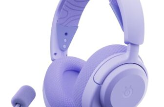 SteelSeries Arctis Nova 3X Wireless Xbox Headset – Gaming Headset Wireless – App-Steuerung – 40 Std. Akku & Schnellladefunktion – 2,4 GHz/Bluetooth – Abnehmbares Mikro – Für Xbox, PC & mehr – Lavendel