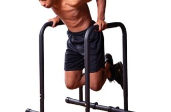 FIZYO Dip Barren Verstellbar – Dip Station, Dip Bars & Dip Stange für Zuhause, Calisthenics Equipment & Homegym, stabile Barren für Dips, Pull Up & Dip, Fitness Geräte