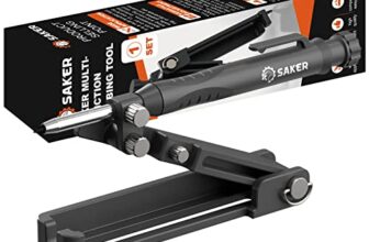 Saker Multifunktionales Anreißwerkzeug- Multifunktions Baustift- Konstruktionsbleistift- Zimmermannsbleistift, Anreißwerkzeug mit Tieflochstift, DIY Holzbearbeitungs-Anreißlehre Anreißer