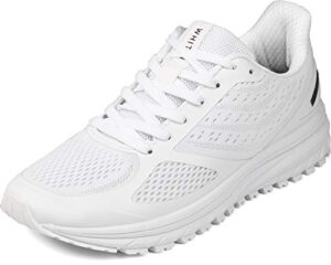 WHITIN Herren Laufschuhe Turnschuhe Damen Sportschuhe Weiß 43