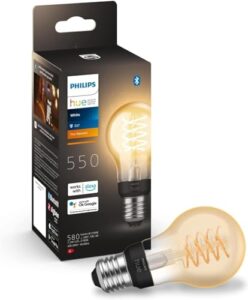 Philips Hue Filament LED Lampe, A60, E27