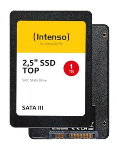 Intenso 1 TB Interne 2,5″ SSD SATA III Top – Festplatte – Schwarz