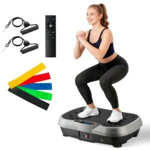 Vibrationsplatte für Zuhause, Ganzkörper-Lymphdrainage & Muskelaufbau