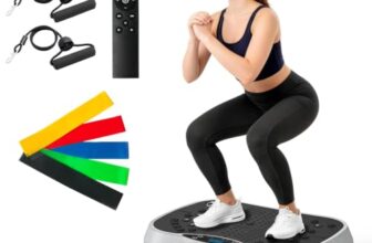 Vibrationsplatte für Zuhause, Ganzkörper-Lymphdrainage & Muskelaufbau