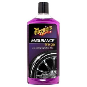 Meguiar’s Reifenpflege, Endurance High Gloss für Autoreifen – Langanhaltendes Reifenglanz, 473ml – G7516EU
