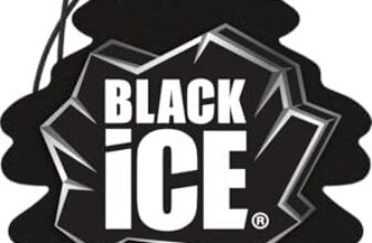 WUNDER-BAUM Auto-Lufterfrischer I Anhänger für langanhaltenden Duft im Auto oder zu Hause I Black Ice, 1 Stück