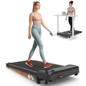 THERUN Walking Pad mit 6% Steigung, 2-in-1 Laufband