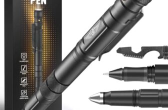 BIIB Geschenke für Männer, Multitool Pen mit LED für Feuerwehr Geschenk