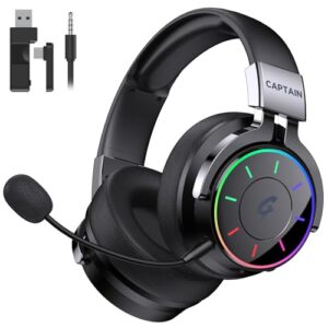 Gvyugke 2.4GHz Gaming Headset Wireless für PC, Ps5, Ps4, Switch, Mac