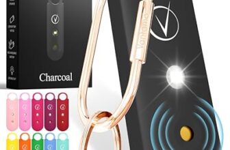 Vantamo Taschenalarm Extra Laut 130dB Mit 2 Lautsprechern Für Selbstverteidigung Frauen, Hell Taschenlampe & Batteriewarnung, Alarm Für Frauen Unterwegs Mit Schlüsselanhänger