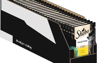 Sheba Sauce Collection Katzen Nassfutter im Portionsbeutel mit Huhn 28x85g