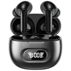 Bluetooth Kopfhörer, Kopfhörer Kabellos Bluetooth 5.3 In Ear Kopfhörer mit 4 ENC Noise Cancelling Mic, 72H Spielzeit Kabellose Kopfhörer Tiefer Bass Wireless Earbuds, IP7 Wasserdicht Ohrhörer