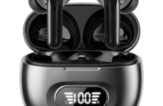 Bluetooth Kopfhörer, Kopfhörer Kabellos Bluetooth 5.3 In Ear Kopfhörer mit 4 ENC Noise Cancelling Mic, 72H Spielzeit Kabellose Kopfhörer Tiefer Bass Wireless Earbuds, IP7 Wasserdicht Ohrhörer