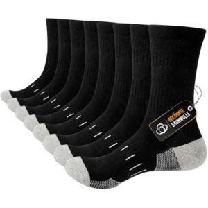Niorasen Socken Herren, 4 Paar Baumwolle Herrensocken Sportsocken