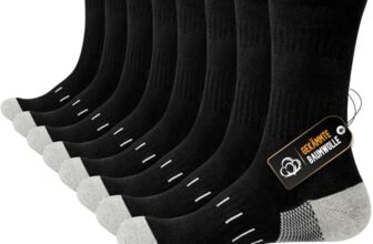 Niorasen Socken Herren, 4 Paar Baumwolle Herrensocken Sportsocken