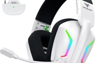 WESEARY Wireless Gaming Headset für Xbox Series X/S, Xbox One, PC, PS5/4