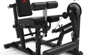 HVO Kabelbetrieben Beinstrecker Beinbeuger Gerät: Seilzug Fitness Beintrainer Bein Trainingsgerät Sportgeräte für Zuhause Leg Curl Machine Extension Schwarz
