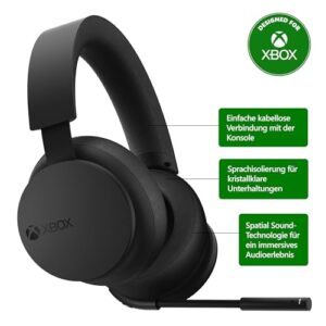 Xbox Microsoft Wireless Headset EN/FR/DE/IT/PL/PT/RU/ES pa EMEA 1 License Kabellos